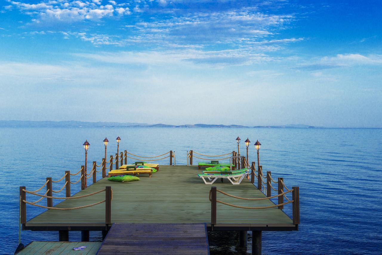 Kayalar Blue Beach Hotel Sazli Luaran gambar